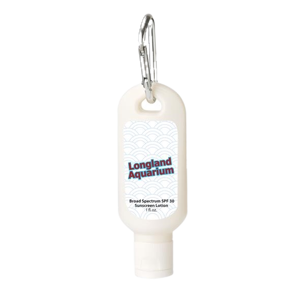 1 Oz. SPF 30 Sunscreen With Carabiner