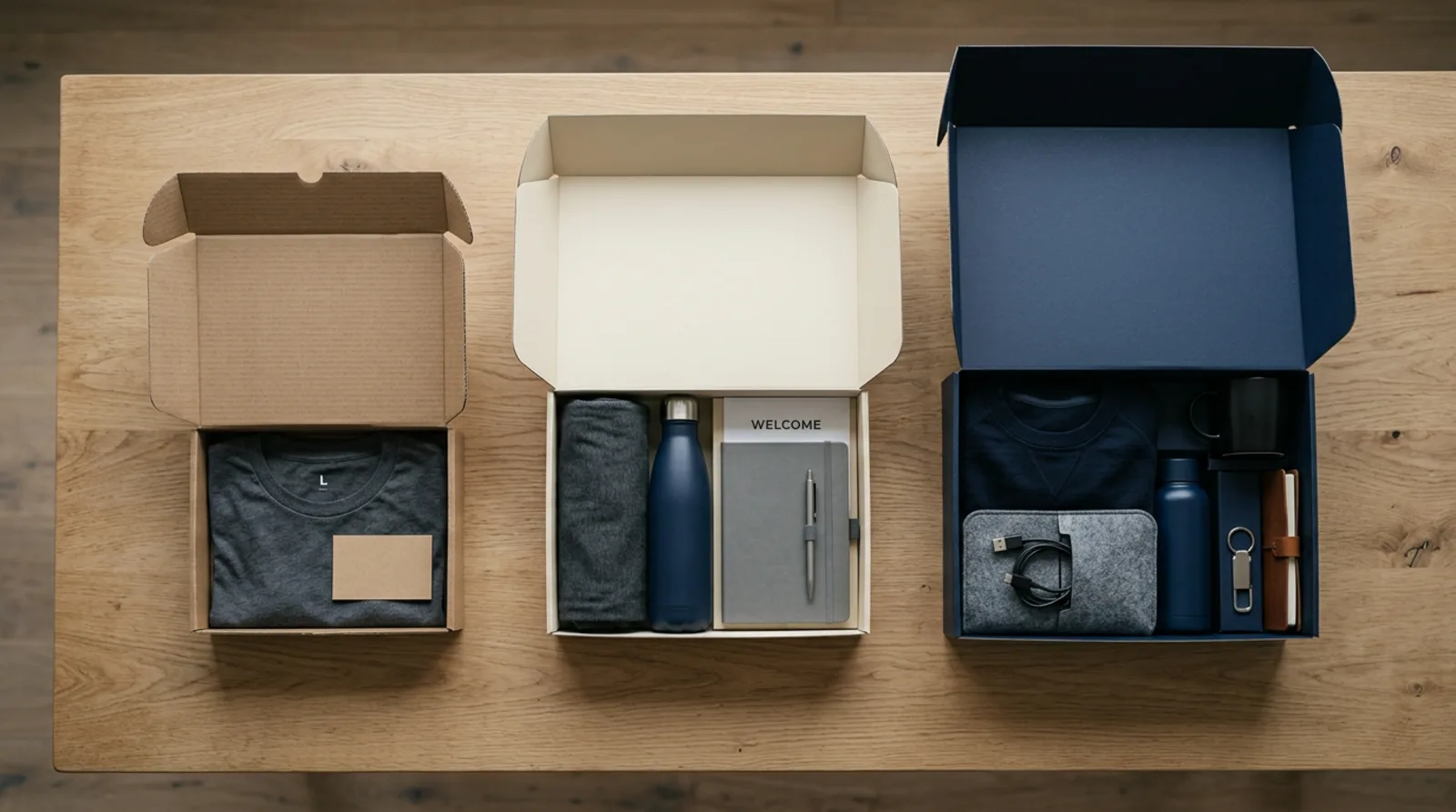 Budgeting a new-hire swag kit by company size and tier