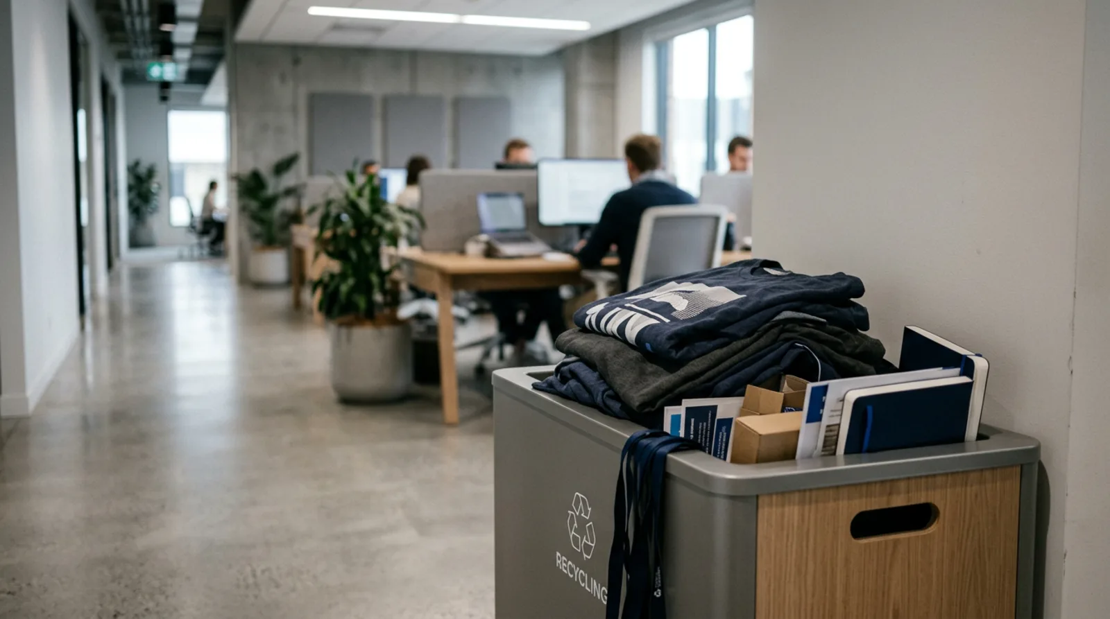 End-of-life and disposal planning for sustainable swag