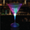 7.25 oz LED Lighted Frosted Martini Glass