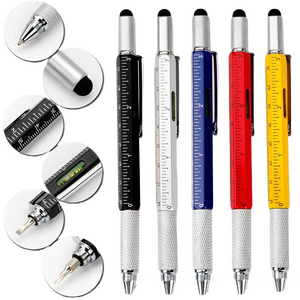 6 in 1 Multifunctional Ballpoint Pen Tech Tool Stylus Design