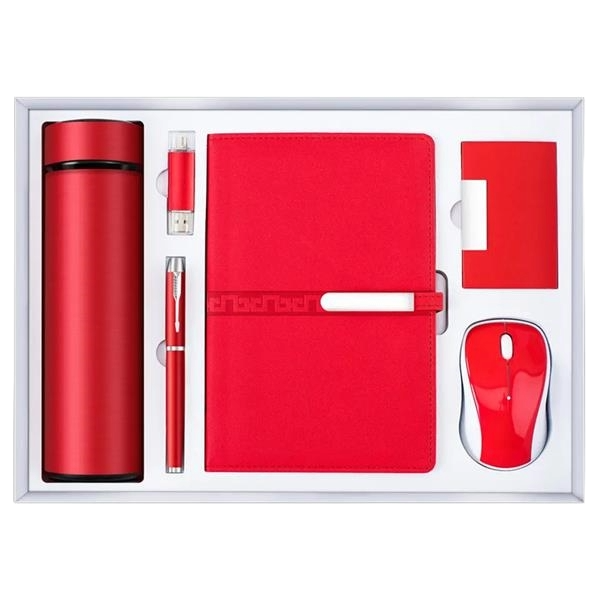 ExecuSet - Pen, Tumbler, Padfolio, 8GB Flash Disk, Card Case