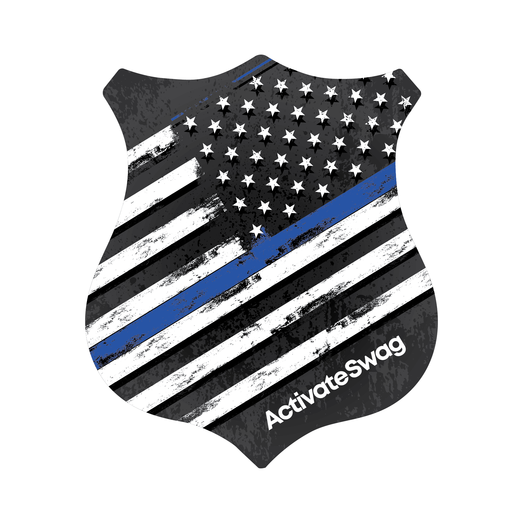 Badge Shaped Microfiber Cleaning Cloth