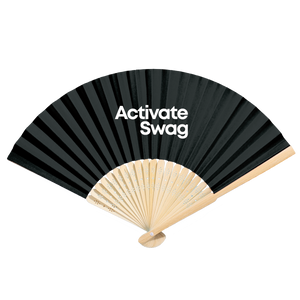 Customized Hand Held Bamboo Paper Folding Fan