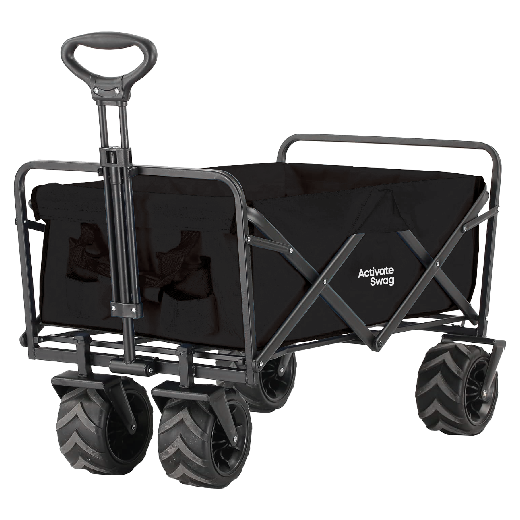 Outdoor Beach Camping Collapsible Folding Cart Wagon