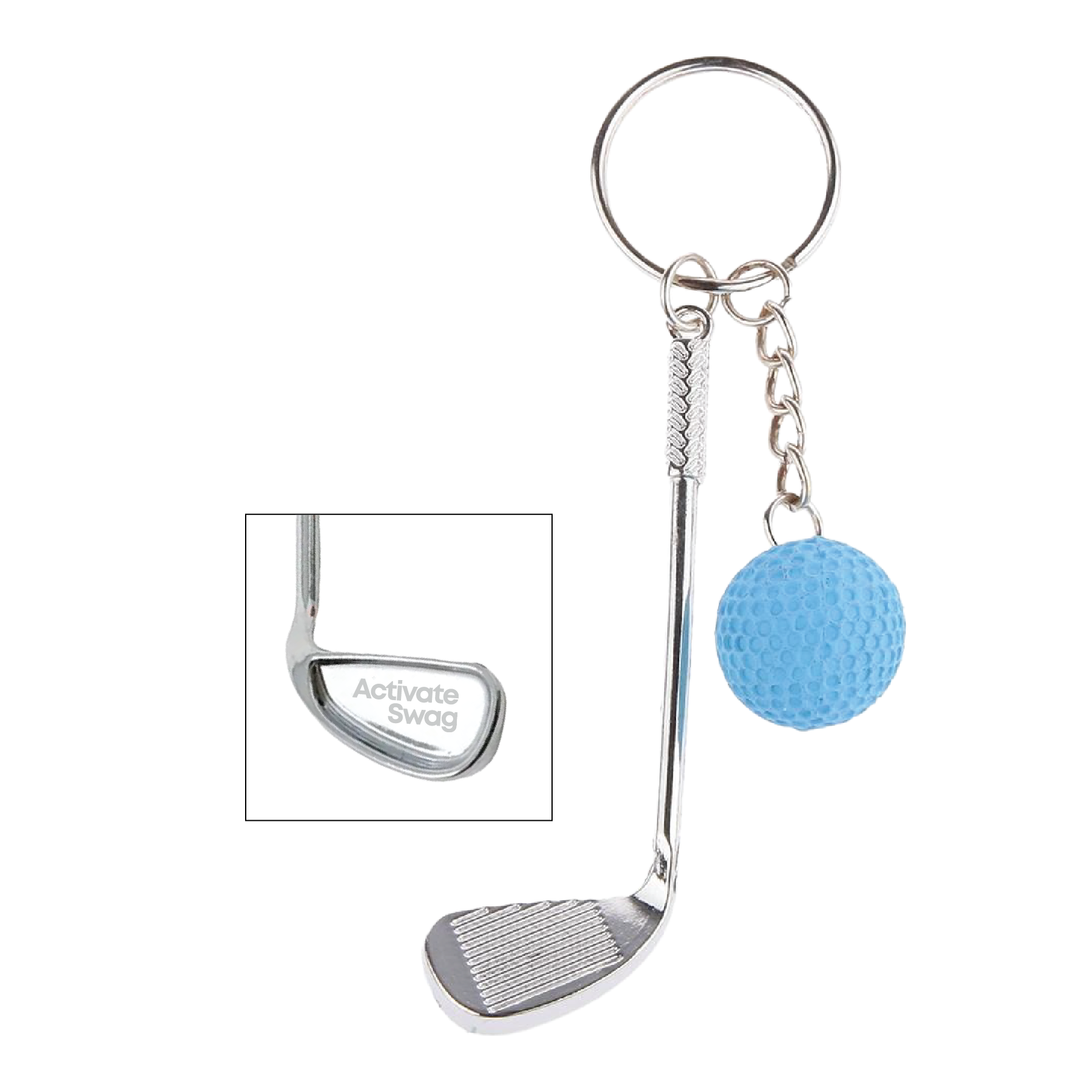 Golf Clubs Keychain