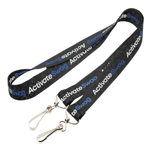Double Open-Ended Lanyard with Full Color Sublimation
