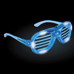 LED Light Up Glasses Shutter Shades