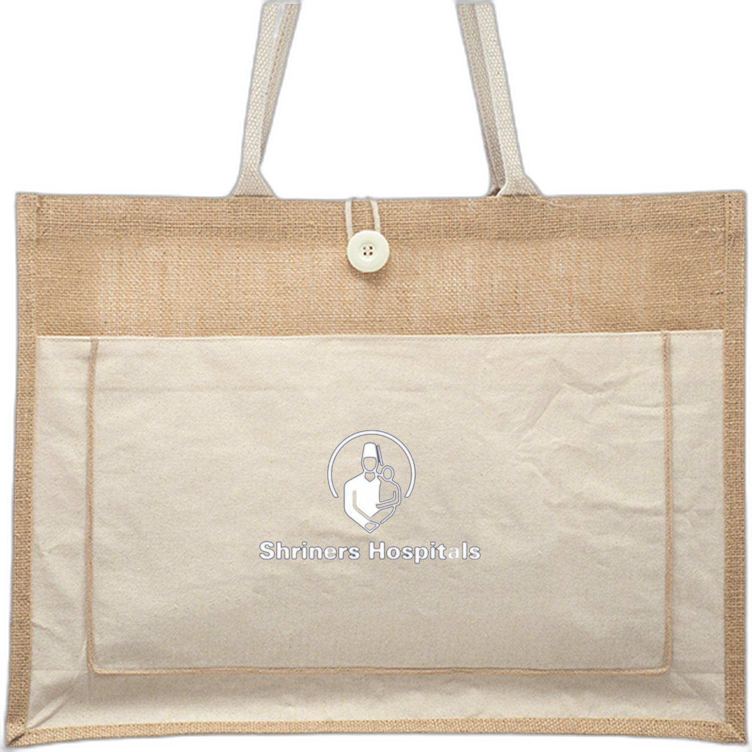Cotton Stylish Shopping Pocket Jute Tote Bag