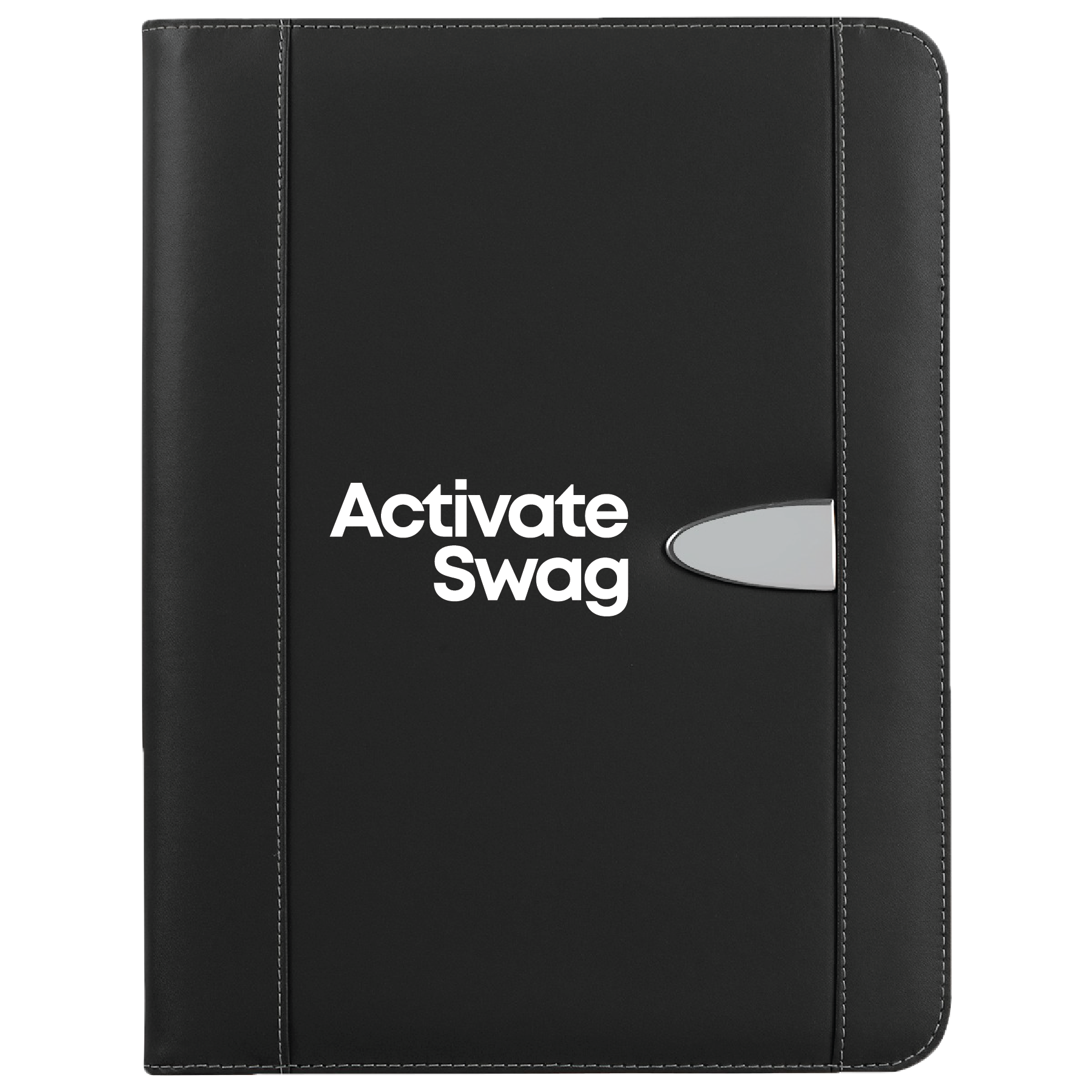 Eclipse Bonded Leather Zippered Portfolio with Calculator