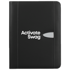 Eclipse Bonded Leather Zippered Portfolio with Calculator