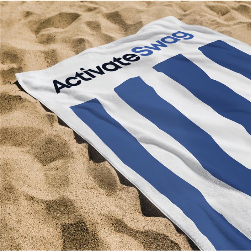 Sublimated Microfiber Sand Proof Beach Towel