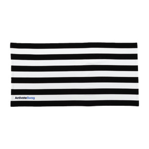 30" x 60" Microfiber Cabana Stripe Beach Towel