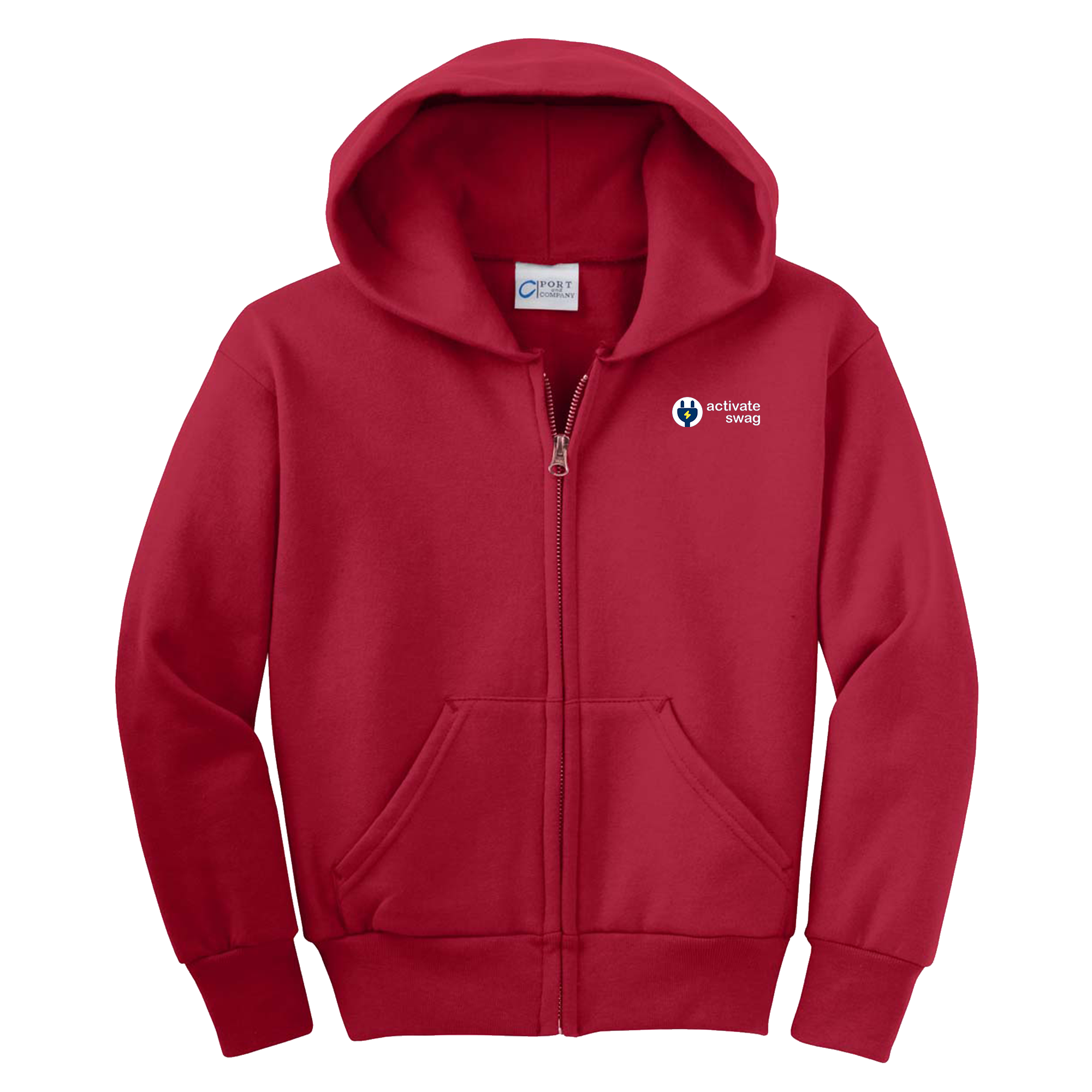 Port & Company Premium Youth Full Zip Hoodie