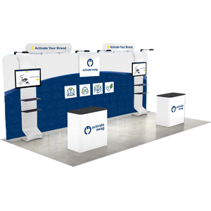 20ft Complete Trade Show Booth Kit
