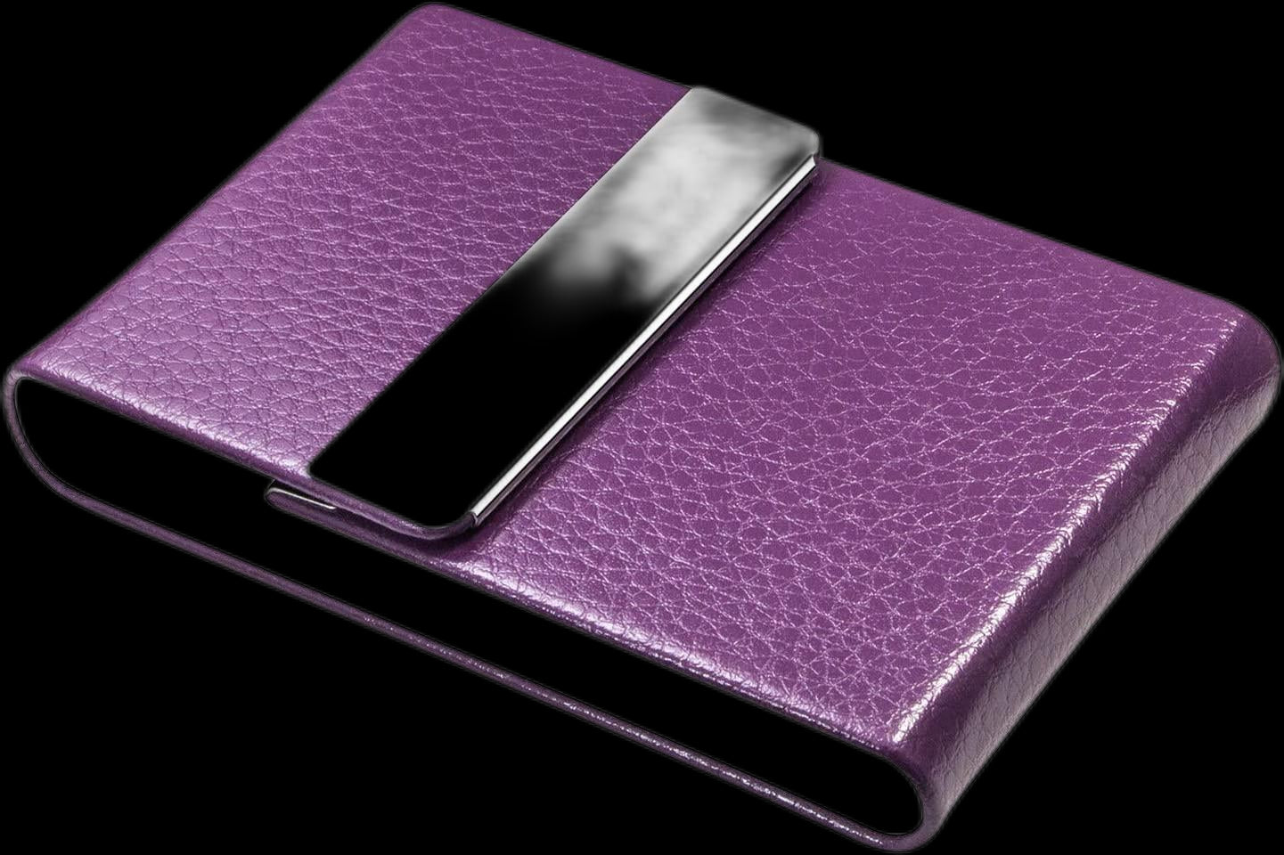 Magnetic Leather Card Hold Case