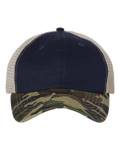 Sportsman Contrast-Stitch Mesh-Back Cap