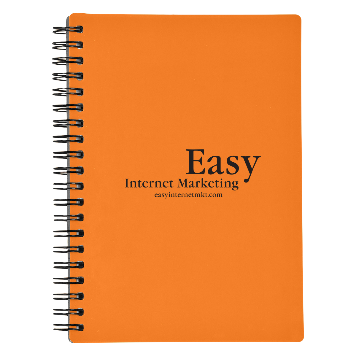 5" x 7" Rubbery Spiral Notebook