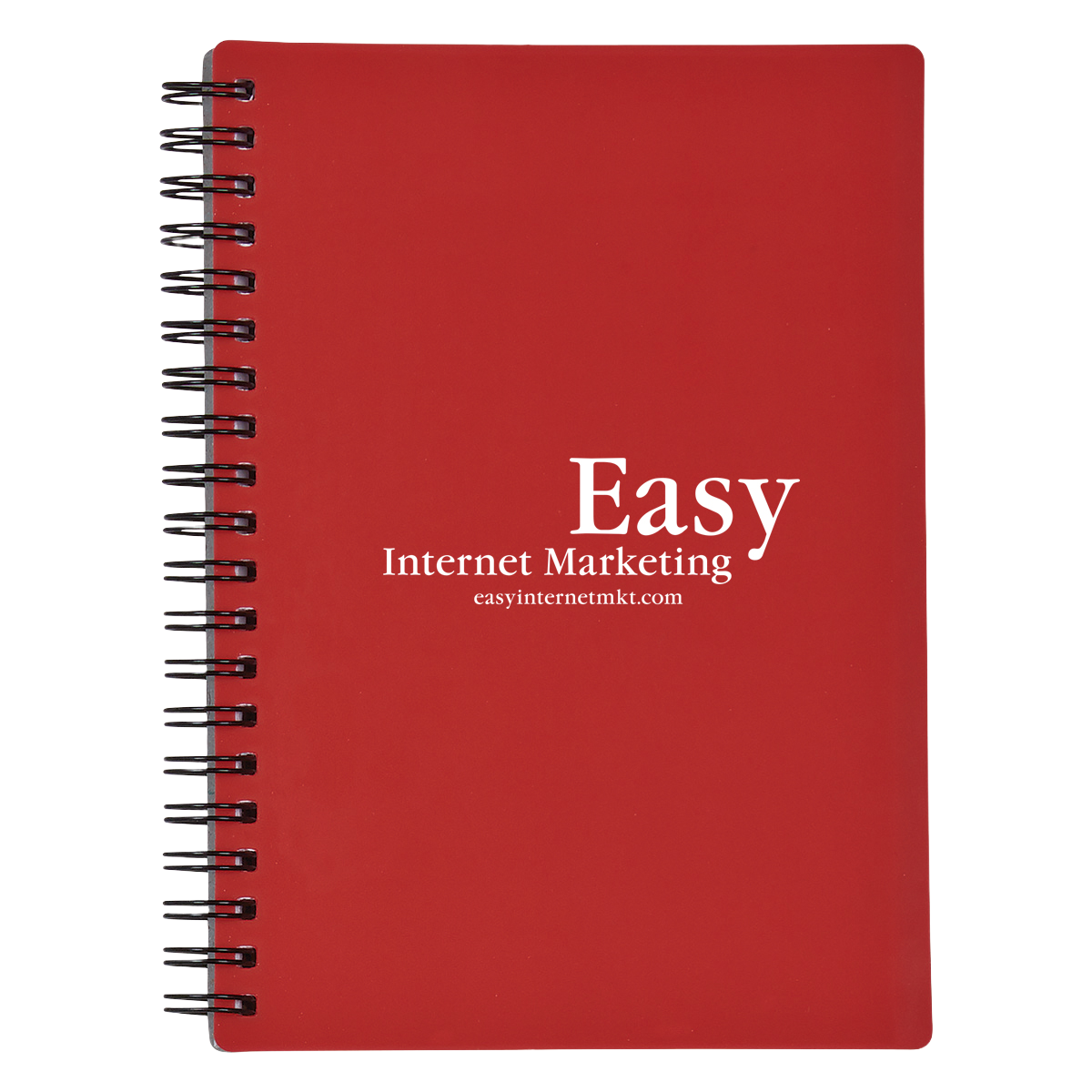 5" x 7" Rubbery Spiral Notebook