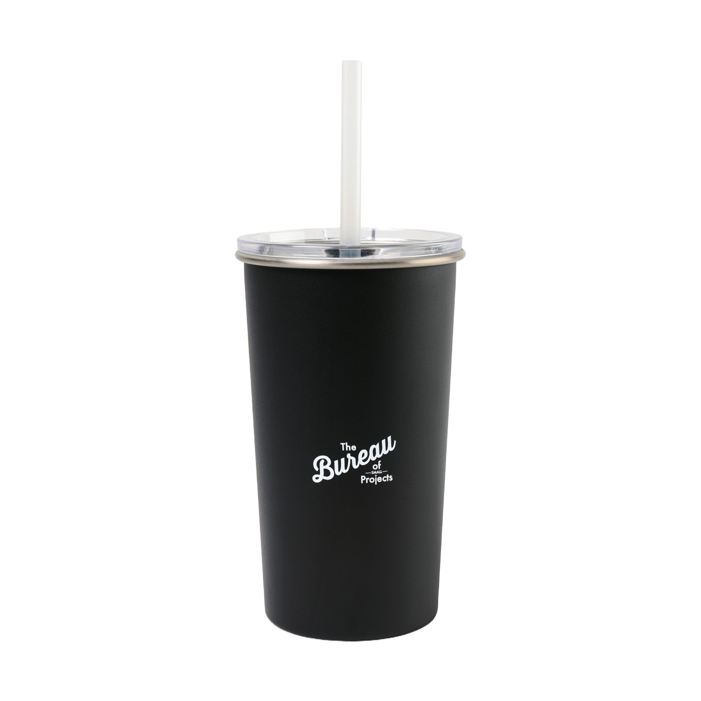 20 oz Classic Stainless Steel Tumbler with Straw