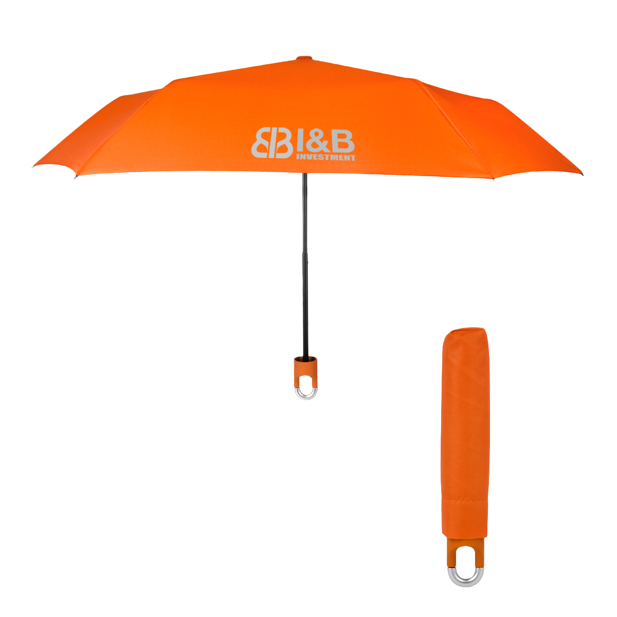 38" Arc Clipper Compact Telescopic Umbrella